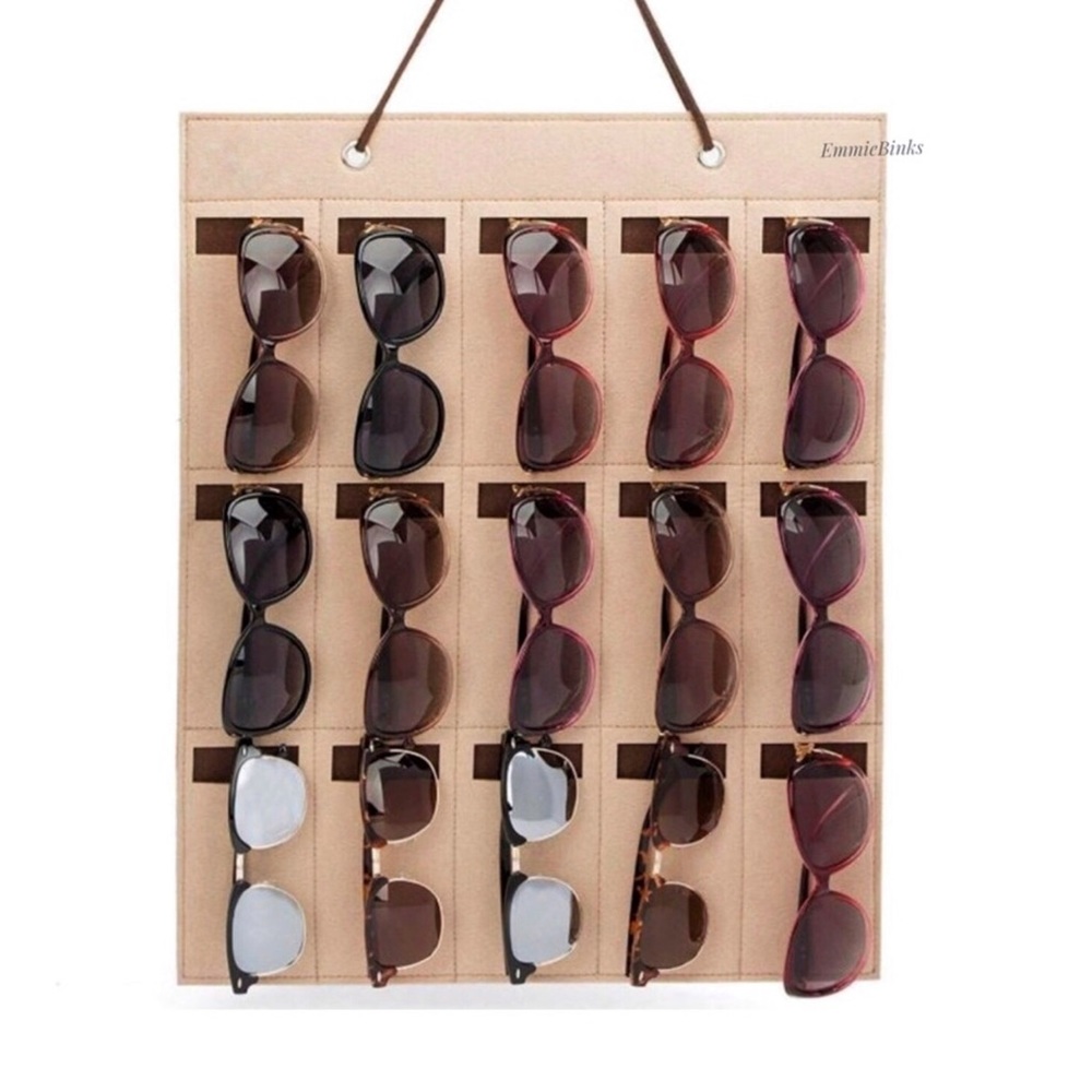 New Felt Sunglasses / Eyeglasses Holder / Wall Organizer & Storage